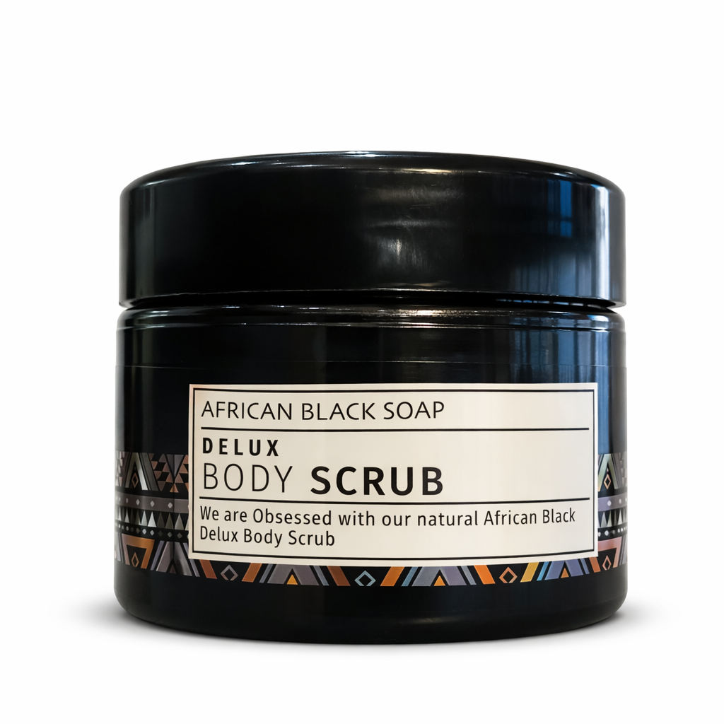 Obsessions African Black Soap Delux Body Scrub