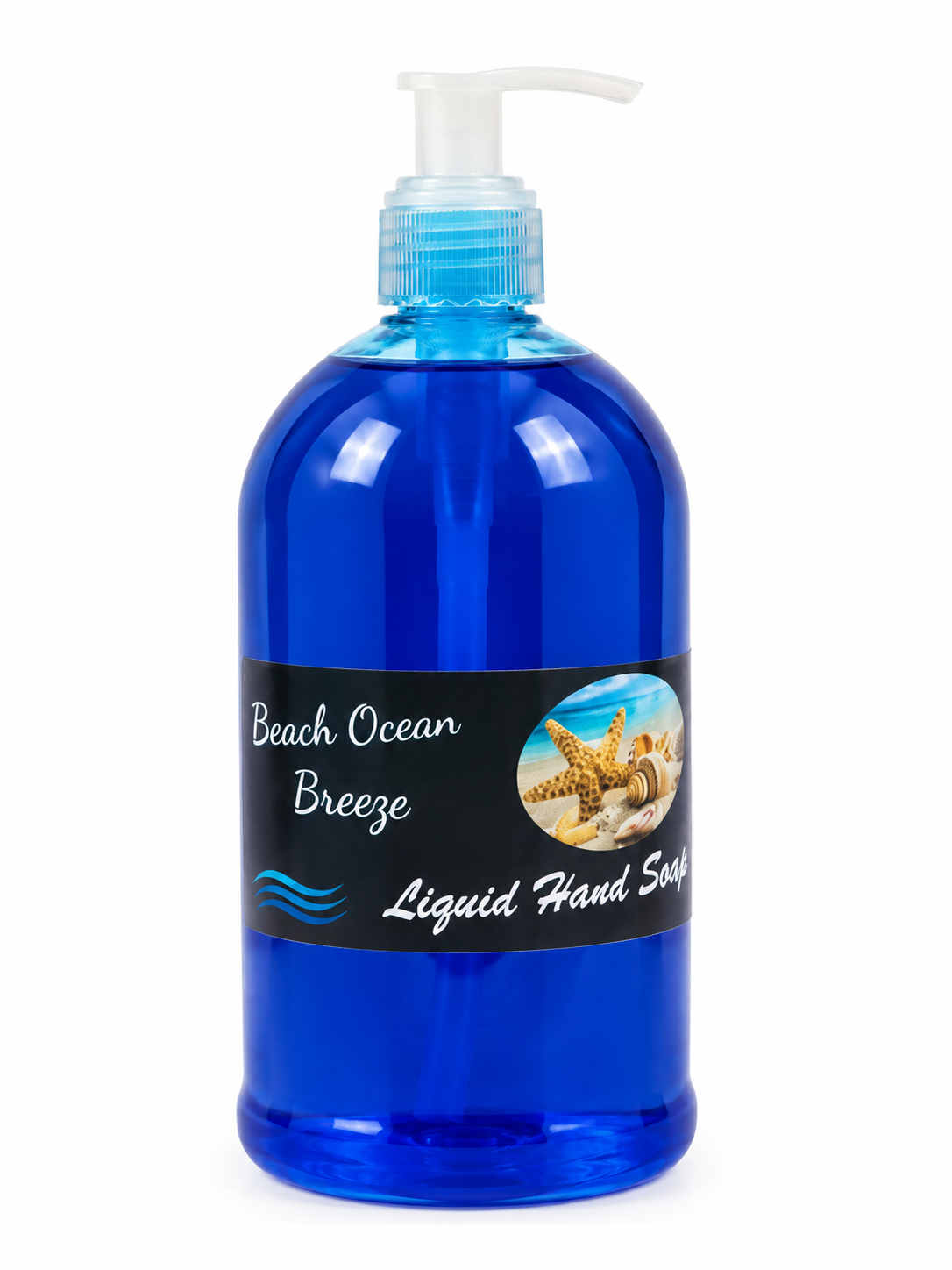 beach ocean breeze liquid hand soap- blue