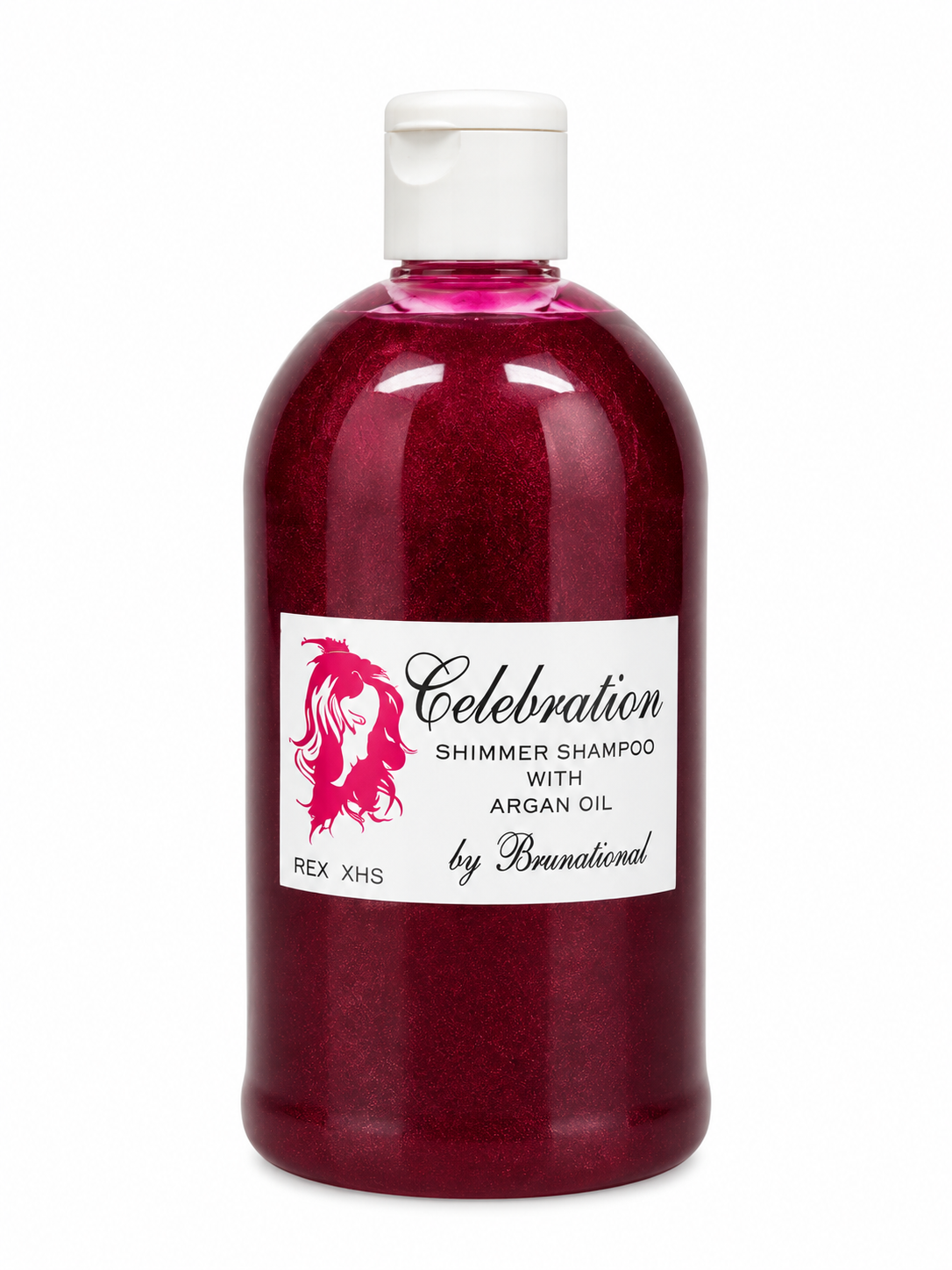 celebration shimmer shampoo with argan oil - red